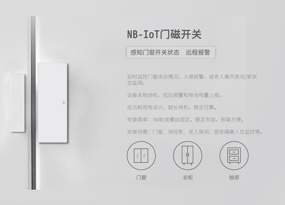 小小门磁，大大用处，NB-IoT门磁报警器十大场景应用